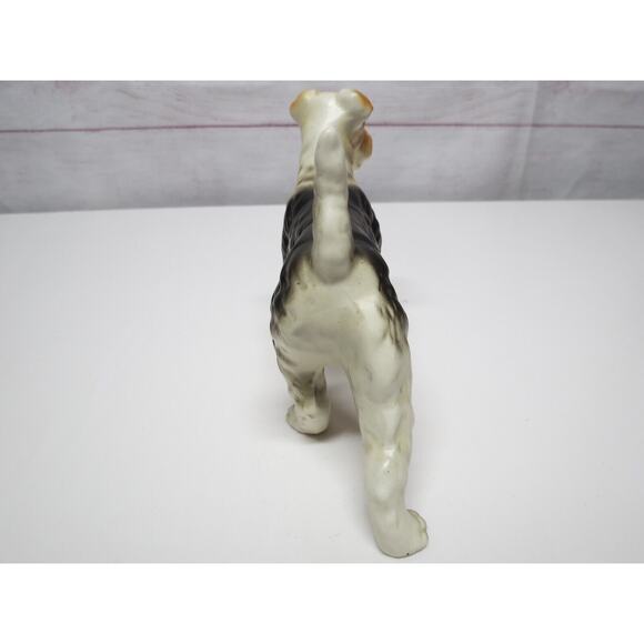 Vintage Ceramic Ucagco Japan Wire Fox Terrier Dog Figurine - Picture 4 of 7